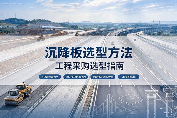 玉溪沉降板选择方法