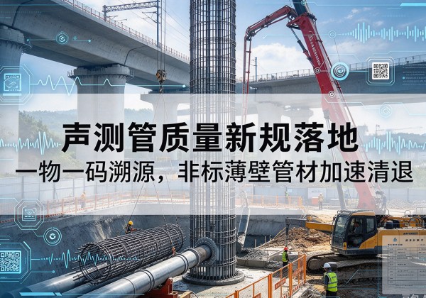 玉溪声测管质量新规落地，一物一码溯源，非标薄壁管材加速清退