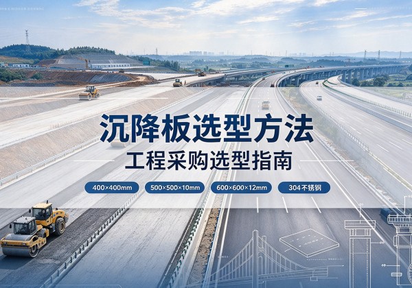 玉溪沉降板选择方法